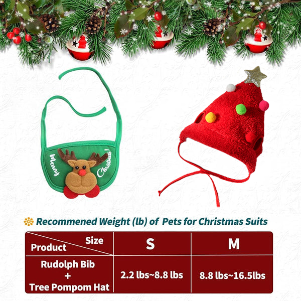 Adorable Christmas Tree Pom-Pom Hat