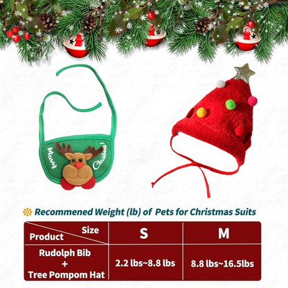 Adorable Christmas Tree Pom-Pom Hat