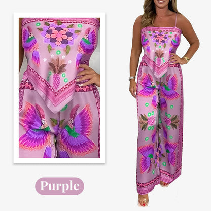 Women's Exotic Printed 2-Piece Set