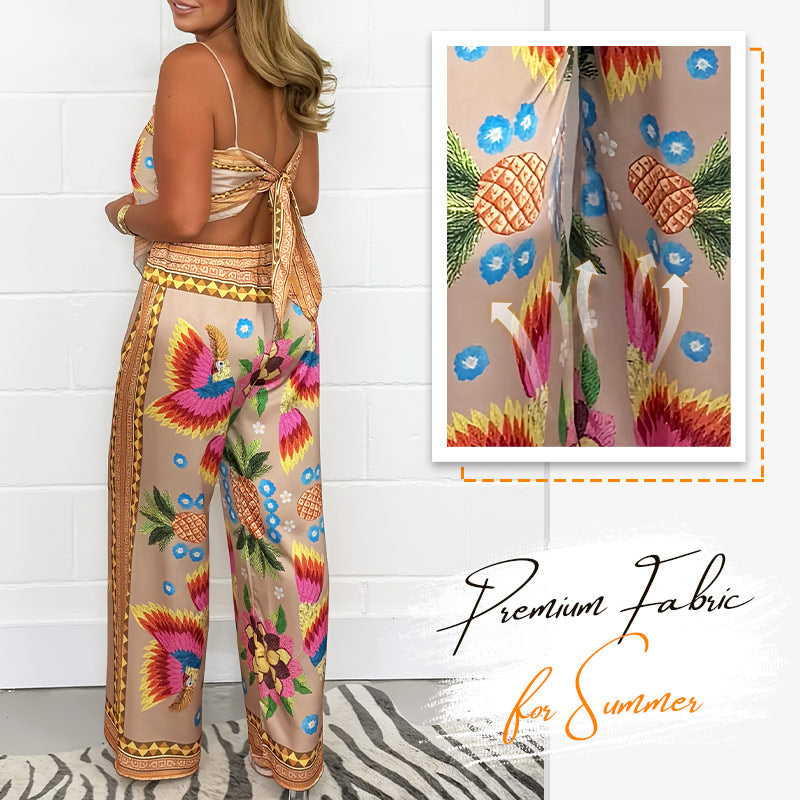Women's Exotic Printed 2-Piece Set