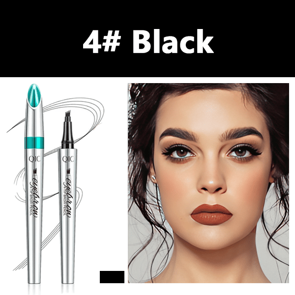 High Quality 3D Waterproof Microblading Eyebrow Pen 4 Fork Tip Tattoo Pencil