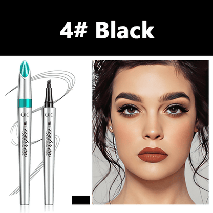 High Quality 3D Waterproof Microblading Eyebrow Pen 4 Fork Tip Tattoo Pencil