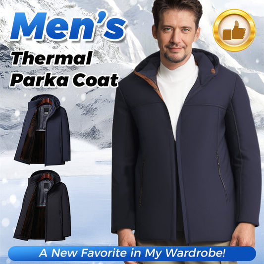 Thermal Thick Hooded Parka Coat