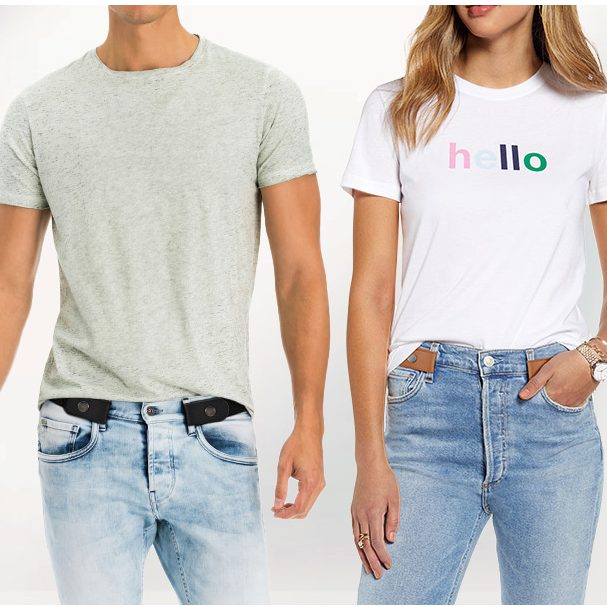 🔥Buckle-free Invisible Elastic Waist Belts