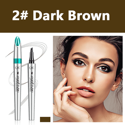 High Quality 3D Waterproof Microblading Eyebrow Pen 4 Fork Tip Tattoo Pencil
