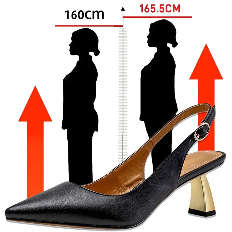 Slingback Kitten Heels