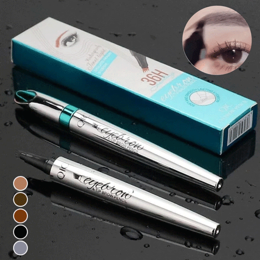 High Quality 3D Waterproof Microblading Eyebrow Pen 4 Fork Tip Tattoo Pencil