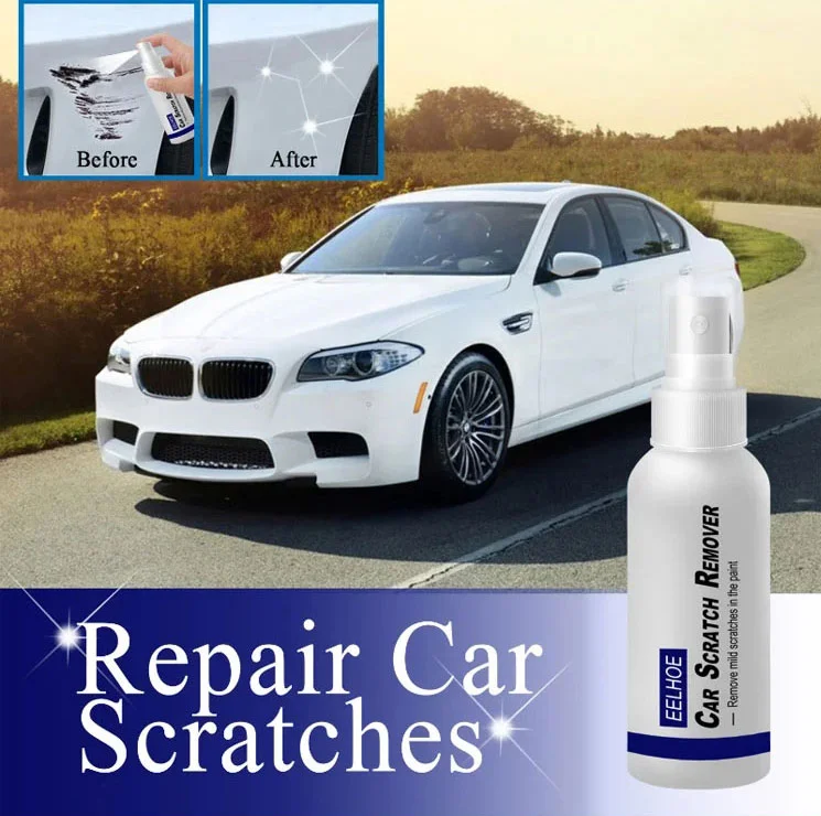 🚗 BUY 2 GET 1 FREE! ✨ Car Paint Scratch Repair Spray - Erases Light Scratches & Scuffs in 5 Mins. No Professional Tools Needed! 🛠️📦