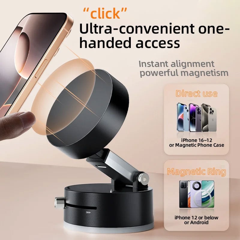 🔥Last Day Promotion -49% OFF🎁 Vacuum Suction Magnetic Phone Stand