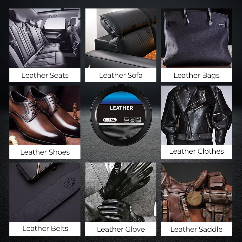 Leader cleaning and care cream &Cleaning paste for leather care