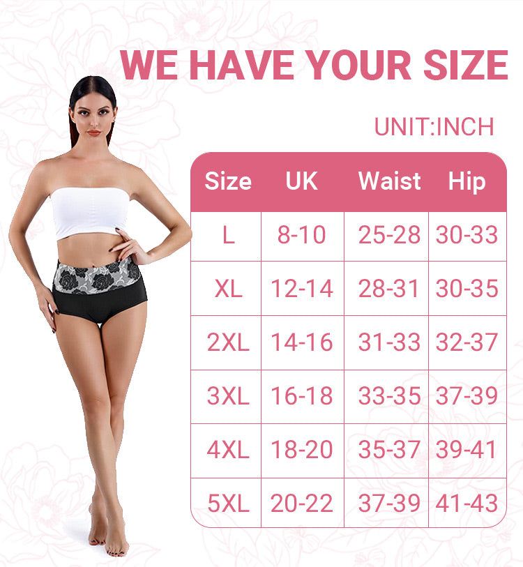 High Waist Tummy Control Leak proof Panties