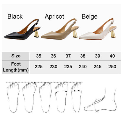 Slingback Kitten Heels