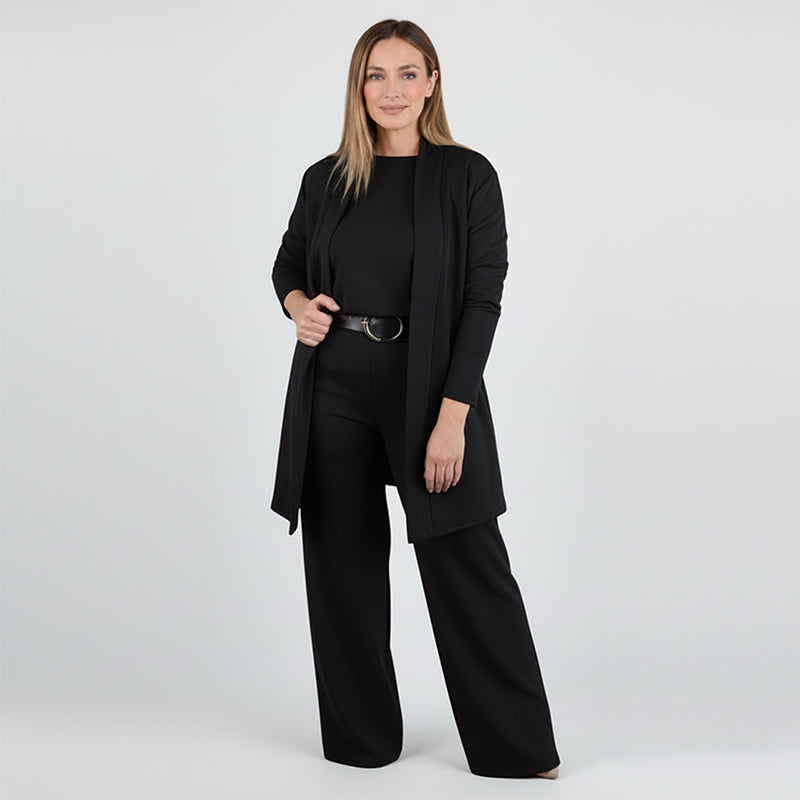 ⏳Time-Limited Special⏰Elegant 3-piece set including long cardigan. top and pants