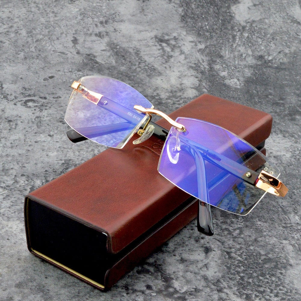 Sapphire high hardness anti-blue Dual-Use Reading Glasses