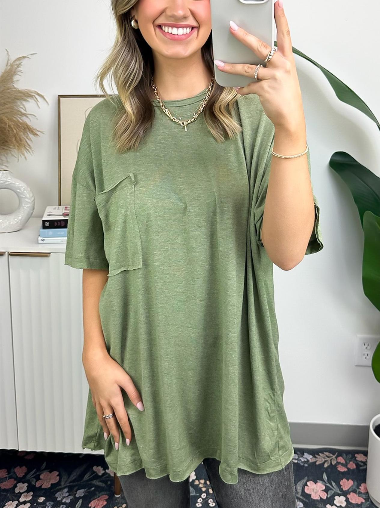 🌞2025 Summer New💕Women's Raw Edge Boxy Tee