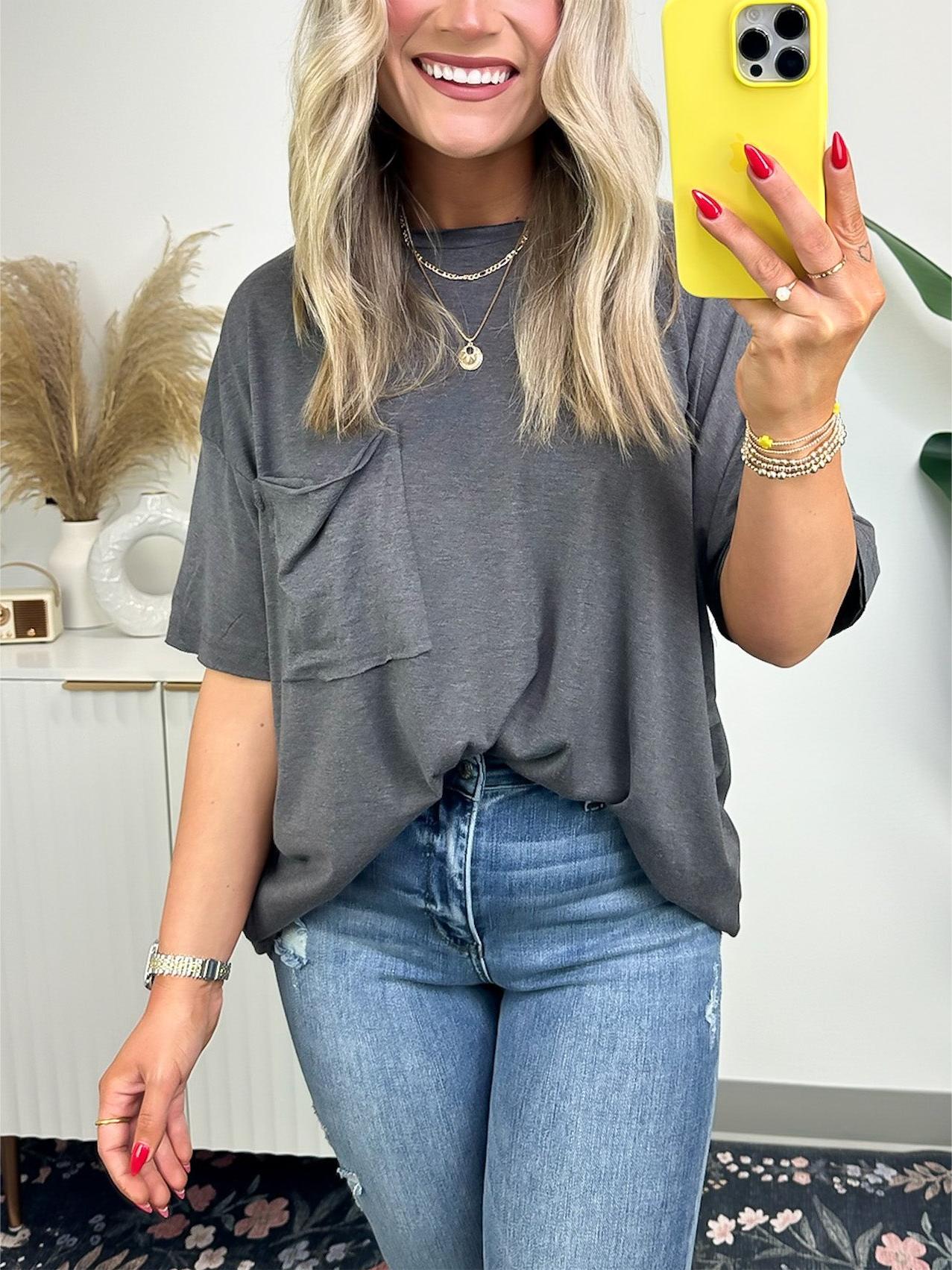 🌞2025 Summer New💕Women's Raw Edge Boxy Tee