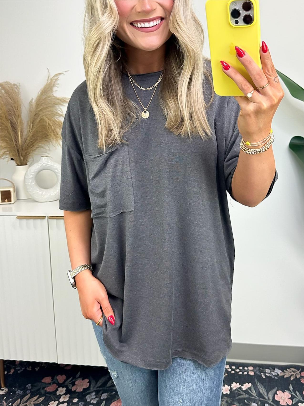 🌞2025 Summer New💕Women's Raw Edge Boxy Tee