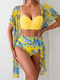 💛Summer hot sale - 50% discount💛Dreamy strap swimwear with cover up