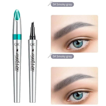High Quality 3D Waterproof Microblading Eyebrow Pen 4 Fork Tip Tattoo Pencil
