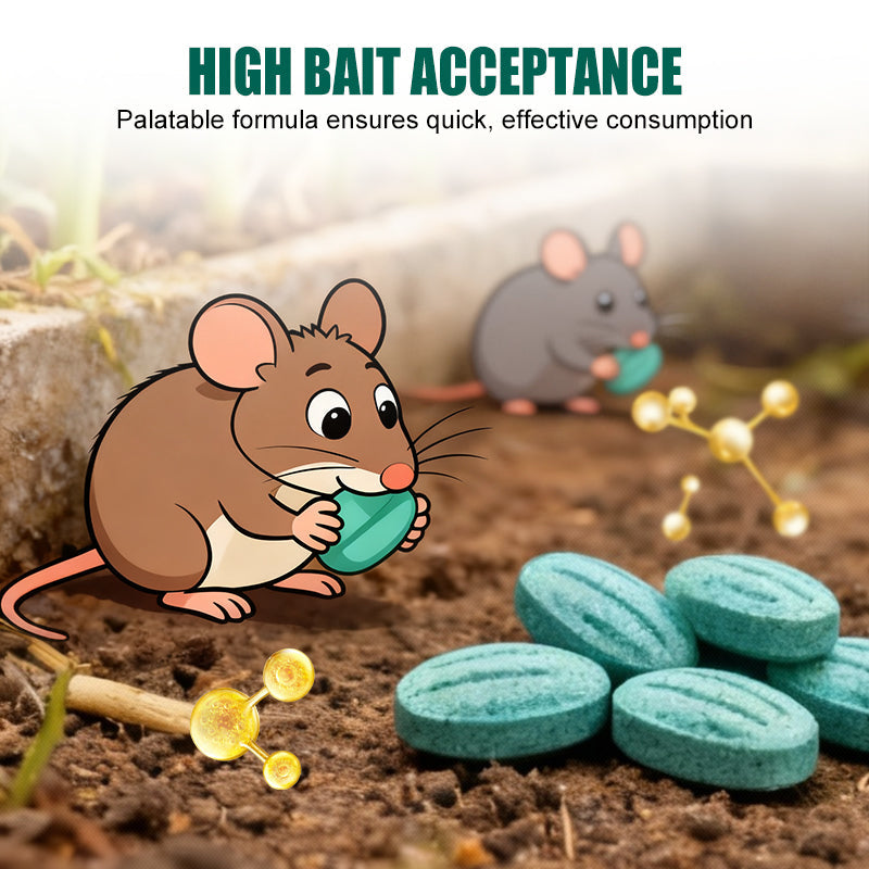 🎁Limited-time offer: Buy two. get one free High-Potency Rodent Bait✨