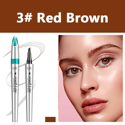 High Quality 3D Waterproof Microblading Eyebrow Pen 4 Fork Tip Tattoo Pencil
