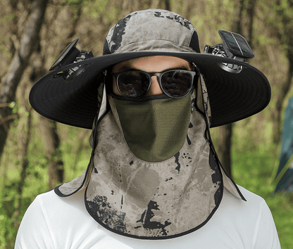 2025 New Ultralight Solar Fan Sun Hat