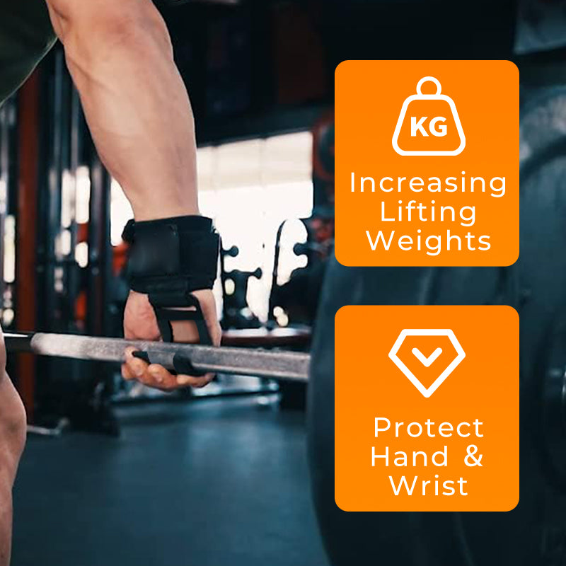 🔥Hot Sale 50% 0FF🔥Heavy Duty Weight Lifting Wrist Hook Straps