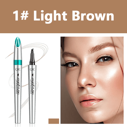 High Quality 3D Waterproof Microblading Eyebrow Pen 4 Fork Tip Tattoo Pencil
