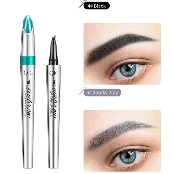 High Quality 3D Waterproof Microblading Eyebrow Pen 4 Fork Tip Tattoo Pencil