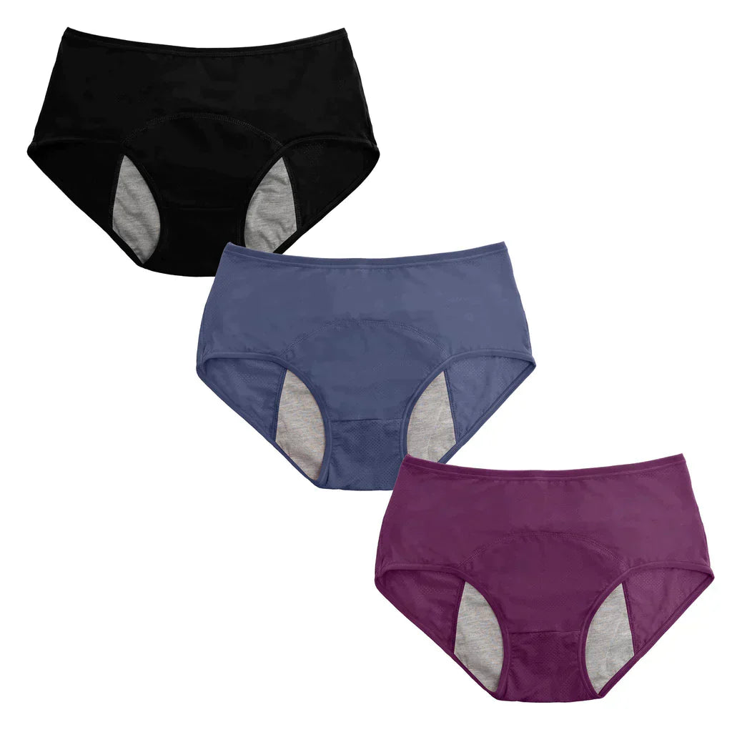 2025 High-quality physiological panties with high waist preventing side leakage - for women's protection