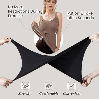 Thermal Tank Tops With Built-in Bra