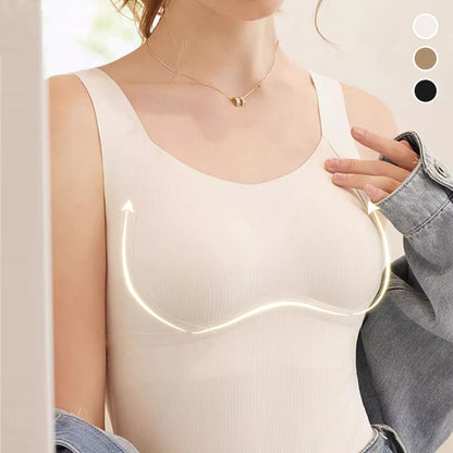 Thermal Tank Tops With Built-in Bra