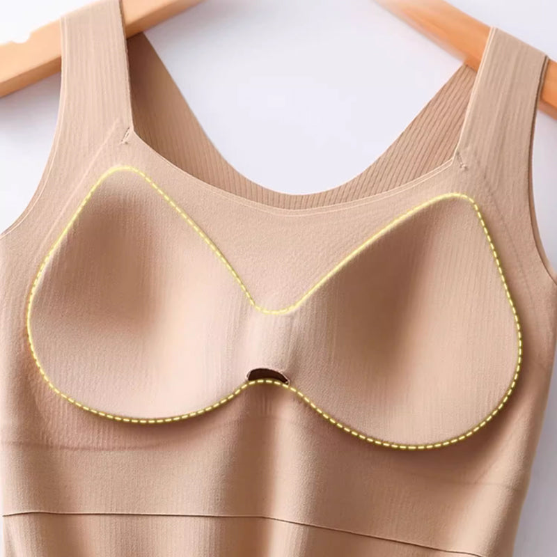 Thermal Tank Tops With Built-in Bra