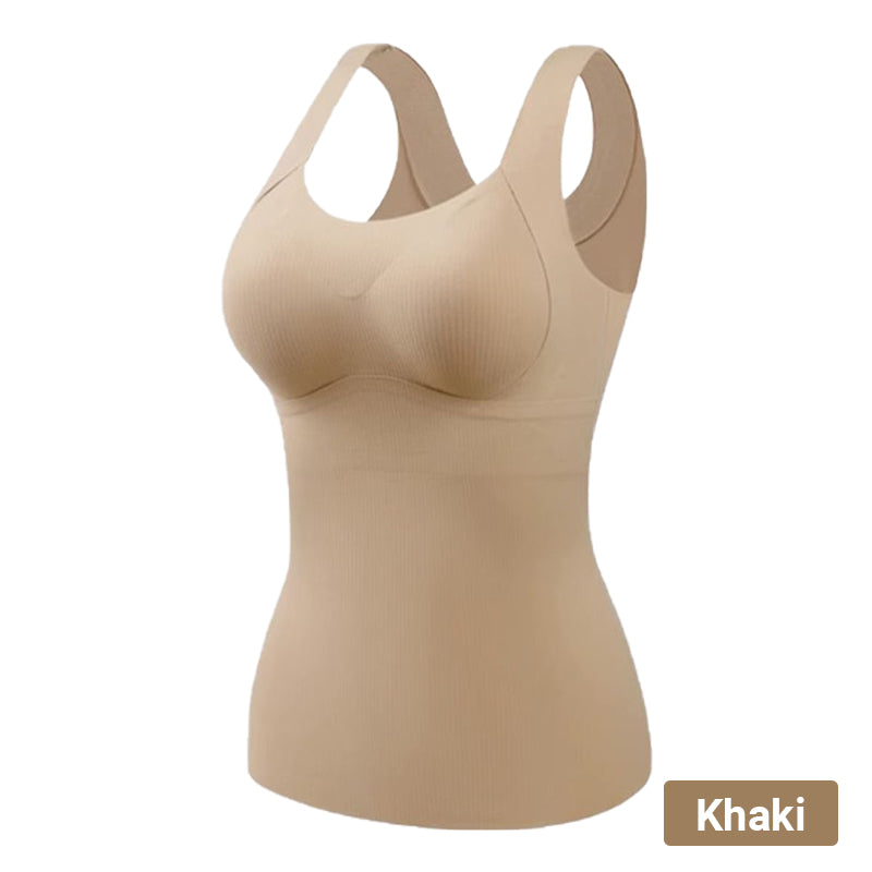 Thermal Tank Tops With Built-in Bra