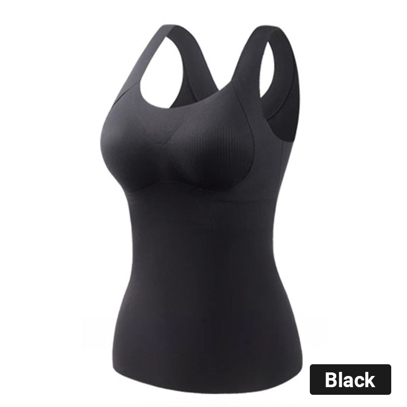 Thermal Tank Tops With Built-in Bra