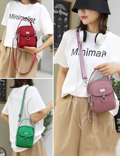 Waterproof Crossbody Bag. Elegant Oxford Messenger Bags Simple for Work