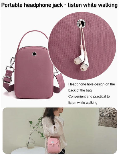 Waterproof Crossbody Bag. Elegant Oxford Messenger Bags Simple for Work