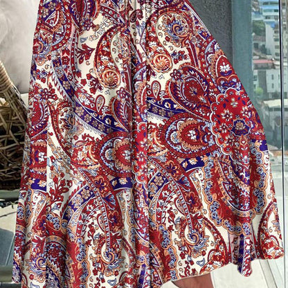 👗 LIMITED TIME 50% OFF! ✨ Women's High-Waisted Floral Skirt – Lightweight. Elegant & Versatile 💐