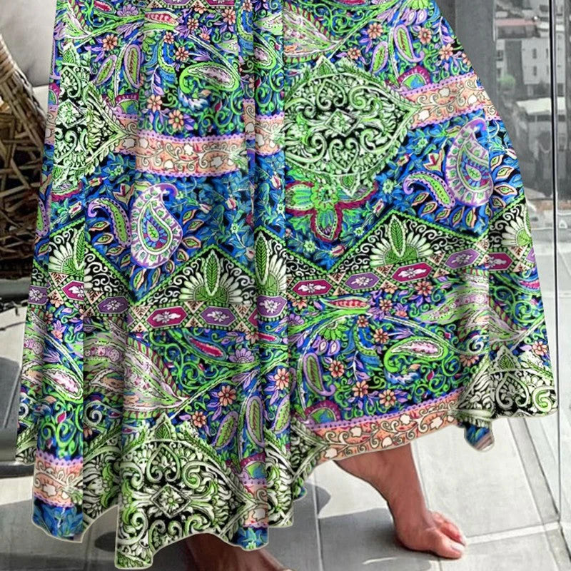 👗 LIMITED TIME 50% OFF! ✨ Women's High-Waisted Floral Skirt – Lightweight. Elegant & Versatile 💐