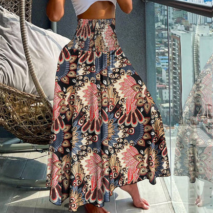 👗 LIMITED TIME 50% OFF! ✨ Women's High-Waisted Floral Skirt – Lightweight. Elegant & Versatile 💐