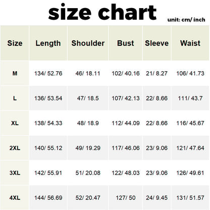 Women's Casual Long Dress with Short Sleeves