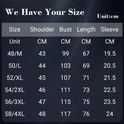 Ice Silk Business Casual Lapel Shirt