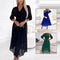 V-neck Lightweight Chiffon Dresses