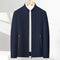 Standing Collar Zipper Casual Jacket