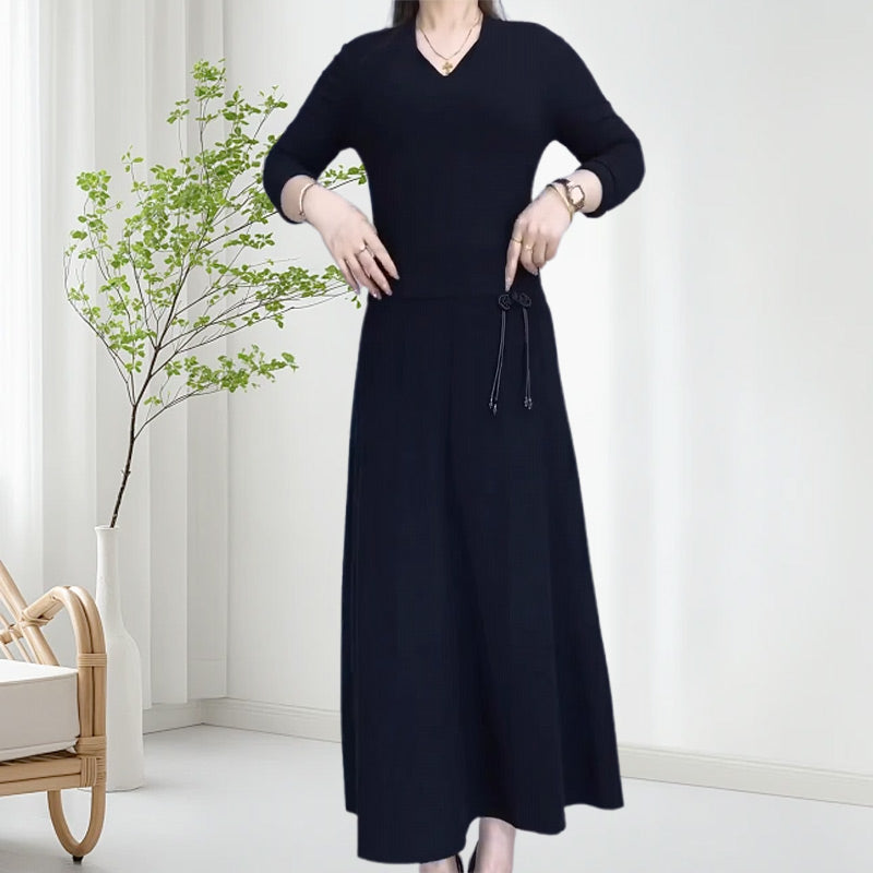 Women's Elastic High Waisted Thick Long Skirt