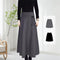 Women's Elastic High Waisted Thick Long Skirt