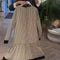 💖Women's Elegant Round-neck Long-sleeve Polka Dot Dress