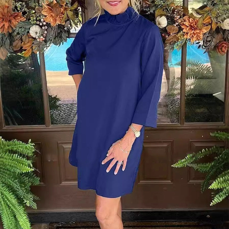 Women's Back Bow Tie Mini Dress