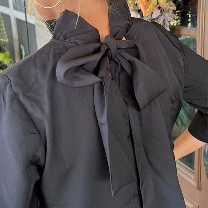 Women's Back Bow Tie Mini Dress