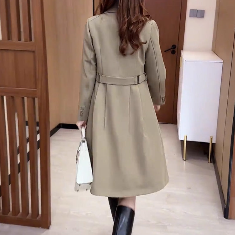 Long Warm Trench Coat
